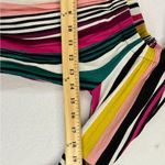 EXPRESS  Off The Shoulder Striped Long Sleeve Romper XS Multicolor Photo 4