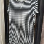 Sunday Striped T Shirt Dress Size‎ Size Medium Blue Photo 0