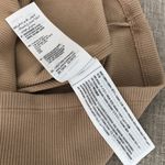 Abercrombie & Fitch  Ribbed Crop Top Cropped Tank Beige Stretchy Small Photo 3