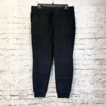 White Birch High Rise Joggers Black Drawstring Flap Pockets Women’s Size XL Photo 3