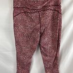 Gap  Fit Speckled Pink Capri Cropped Leggings L Photo 2