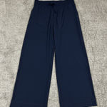 ALBION FIT Albion AA Pants Womens XL Navy Wide Leg Pull On Pockets Comfort Casual Stretch Photo 0