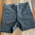 Madewell  10” Skinny High Rise Black Denim Shorts - Size 27 Photo 0