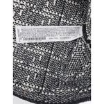 ZARA  Women's Black White Plaid Textured Knit Blazer Jacket Size Large Photo 4