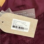 Meshki  Top Satin Cami Lace Trim Luella XS Purple Photo 2