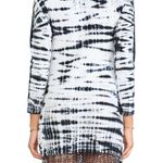 Monrow White Tiger Tie Dye Contrast Mesh Dress Revolve New With tags size XS Photo 1