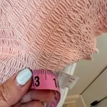 Abound Womens Lettuce Edge Trim Shirred Smocked Off-the-Shoulder Crop Top SZ S Photo 9