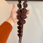 Fossil  Brown Leather Western Concho Belt Photo 3