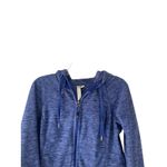 Green Tea Women's Size Small Blue Heathered Outdoor Full Zip Sweater Photo 2