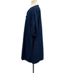 J.Crew ‎ Puff-sleeve Denim Popover Dress Shift Dark Wash Blue Size XL Photo 6