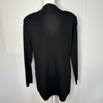 Misook Black Open Front Blazer Cardigan Minimalist Women's Small Photo 4