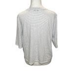 Vince  Striped White Crop T-shirt XL Extra Large‎ Soft Cotton Blend Casual Photo 2