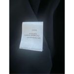 Akris  Dark Navy Blue Silk Sleeveless Collared Pleated front Button Top Photo 7