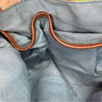 Fossil  striped braided handle shoulder bag colorful magnetic closure casual Photo 15