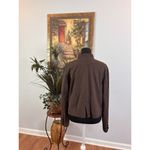 Weatherproof Women Jacket L Brown Military Open Front Lined Out/Inside Pockets Photo 4