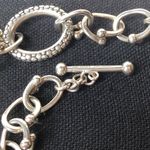 MICHAEL DAWKINS Sterling Silver Caviar Starry Night Link Toggle Necklace 18” Photo 6