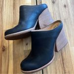 Kork-Ease Leather Block Heel Mules – Black, Size 9.5M Photo 0