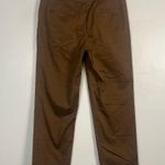 Tory Burch brown cropped folded trouser pants size 4 preppy Photo 3