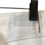 Tahari White Raw Hem Fringe Ankle Skinny Classic Denim Jeans Women Sz 6 Photo 8