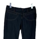 Athleta Jeans Dry Dripper Mid Rise Flap Pocket Dark Wash Yoga Women’s 4T Tall Photo 4