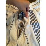 Polo Ralph Lauren 100% linen striped boat shorts size 6 button fly White Photo 3