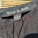 Strut & Bolt NWT  Sleeveless Black Minii Dress Large Photo 4