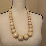 Women’s Statement / Chunky Necklace Beaded Wood Photo 1