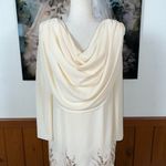 Elegant Vintage 1980s Nightworks Embroidered Mother of the Bride Dress! White Size 8 Photo 3