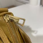 Kelsi Dagger  yellow gold soft leather hobo shoulder strap bag boho pebbled Photo 13