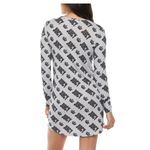 Juicy Couture Juicy By  Womens Long Sleeve Crew Neck Nightshirt Grey Logo Photo 1