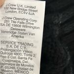 J.Crew Point Sur Black Cotton Pointelle Knit Drop Shoulder Sweater Size XS Photo 6