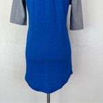 No Boundaries  Cute Gray Blue Shirt Loungewear Dress, Sz Small Photo 7