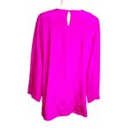 Catherine Regehr VANCOUVER pink silk blouse long sleeve Sz XL Photo 2