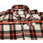 Stars Above Plaid Button Up Pajama Shirt Casual Flannel School Everyday Photo 7