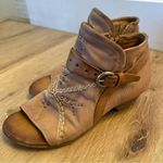 Miz Mooz Caitlin Ankle Leather Booties Peep toe shoes in Rose size 37/6.5-7 Photo 3