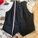 Norma Kamali Black Vest Size Medium Photo 7
