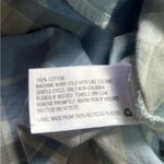 Mossimo 3/4 Roll Tab Sleeve Plaid Button Front Shirt Blue Size M Photo 4