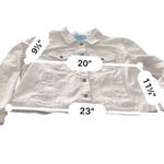 Draper James  White Denim Jacket size XXL Photo 9