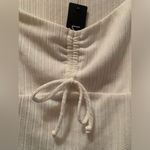 Lulus Lulu’s NWT Constant Cuteness White Ribbed Knit Long Sleeve Top. Size small Photo 4