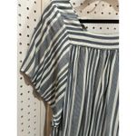BeachLunchLounge  Collection Striped Square Neck Flutter Sleeve Top Size XS Photo 2