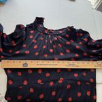 Hatch Black‎ and Red Black Maternity Turtleneck Mock neck Maxi Dress size XS Photo 8
