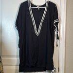 Becca  Short Kimono Cardigans Deep V-Neck Swimsuit Cover Ups Small EUC #0651-OC Photo 1