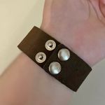 Vintage Floral Brown Faux Photo 9