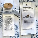 Emerson Fry Reversible Quilted Jacket Twin Fawn Organic Cotton Blue Large EUC Photo 5