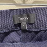 Theory  Adbelle K Knit Twill Pants Leggings Navy Blue Size Medium Photo 6