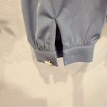 J.ING Jing Dusty Blue Long Sleeve Collared Blouse Top Size M NWT Size M Photo 4