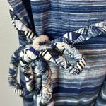 Karen Kane NWT  Grecian maxi dress blue and white size medium Photo 6