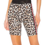 Pam & Gela  Leopard Print High Waisted Biker Shorts Size‎ Small Photo 0