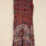 Anthropologie  Maeve Violette colorful paisley floral dress Size 0 EUC Photo 4
