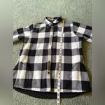 Orvis  Flannel Shirt Jacket Shacket Fleece Lined Womens Size M Full Snap Pockets Photo 2